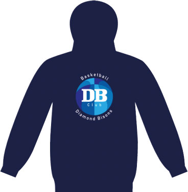 広島バスケットボールスクール　DB Club　ウェア裏